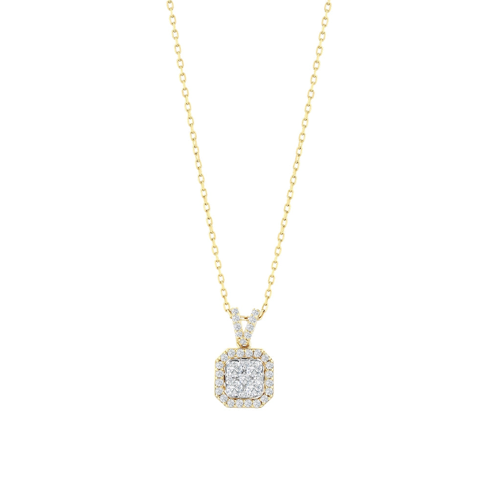 0.33 Karat Diamante Collana