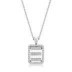 0.16 Karat Laranj Baget Diamante Collana
