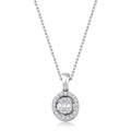 0.13 Karat Laranj Baget Diamante Collana