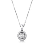 0.13 Karat Laranj Baget Diamante Collana