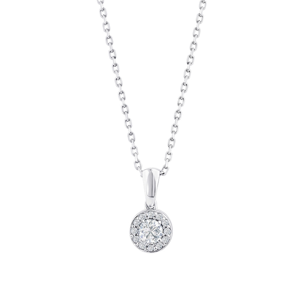 0.13 Karat Diamante Collana