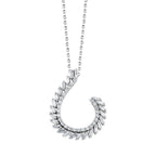 0.79 Karat Neoma Baget Diamante Collana