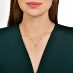 0.12 Karat Julia Baget Diamante Collana