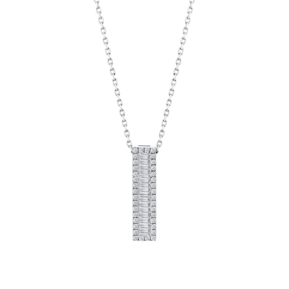 0.69 Karat Baget Diamante Collana