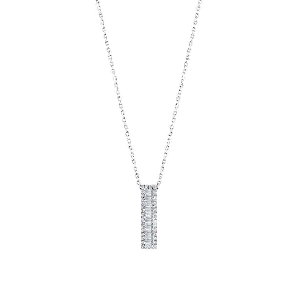 0.69 Karat Baget Diamante Collana