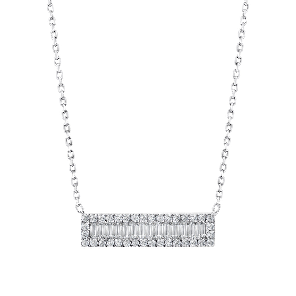 0.70 Karat Baget Diamante Collana