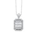 0.70 Karat Mia Diamante baguette Collana