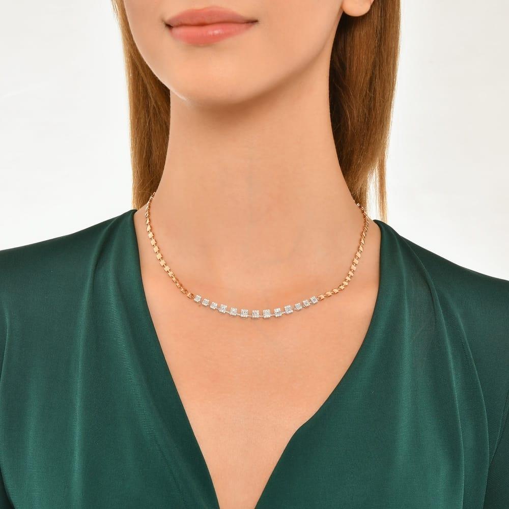 1.13 Karat Noa Baget Diamante Collana