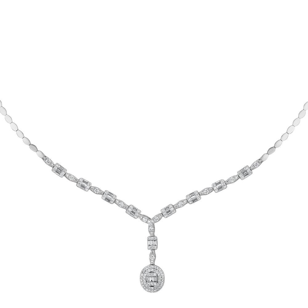 2.28 Karat matrimonio Baget Diamante Gerdanlık
