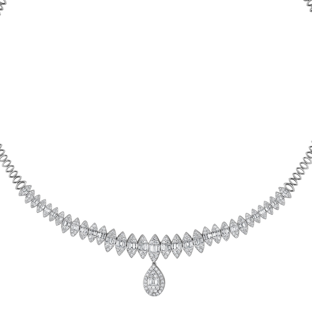 4.29 Karat Wedding Baget Pırlanta Gerdanlık