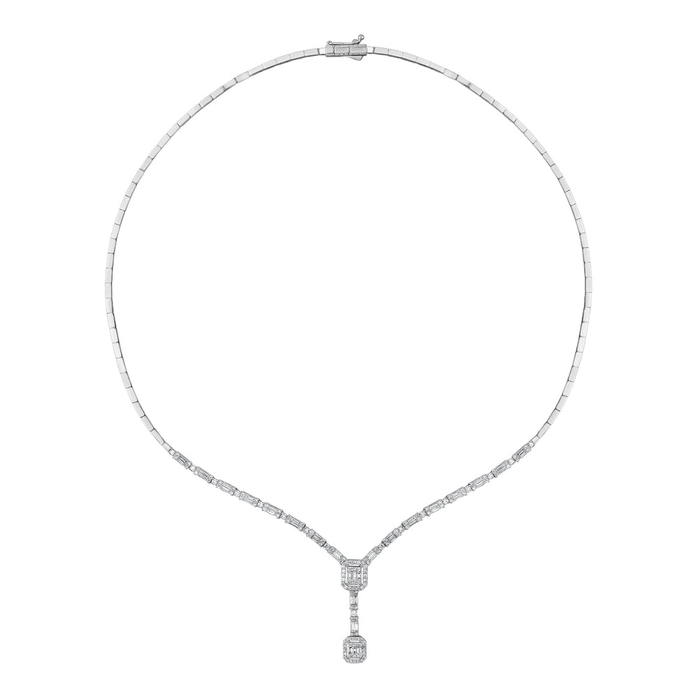 1.67 Karat matrimonio Baget Diamante Gerdanlık