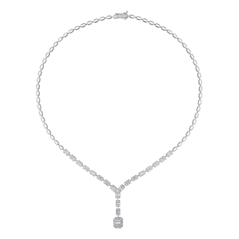 2.60 Karat matrimonio Baget Diamante Gerdanlık
