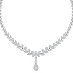3.90 карата Destin Бриллиантовое колье с огранкой багет