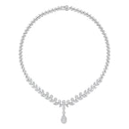 3.90 карата Destin Бриллиантовое колье с огранкой багет
