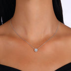 0.28 Karat Sfera Pırlanta Kolye