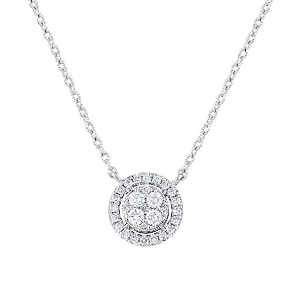 0.28 Karat Sfera Diamante Collana