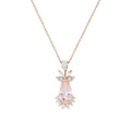 2.45 Karat Berry Morganit Diamante Collana