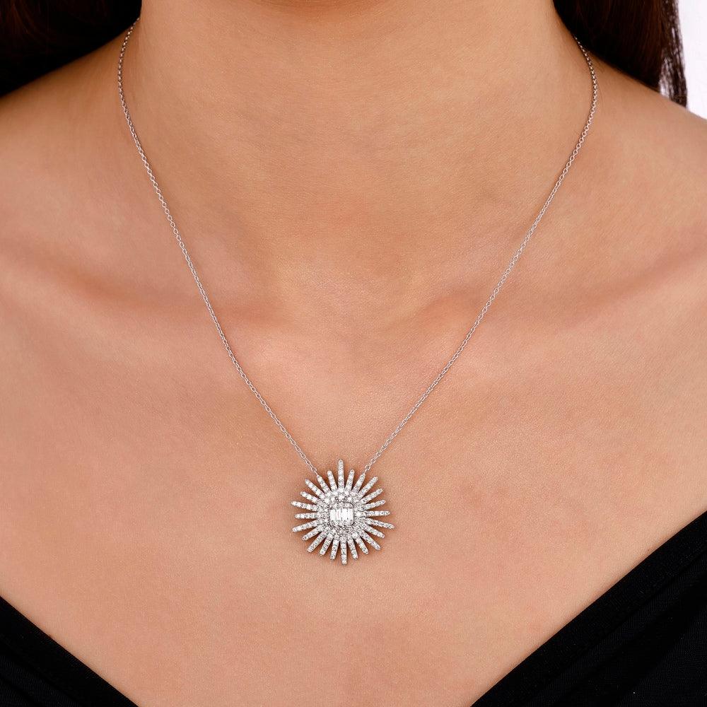 1.36 Karat Lena Baget Diamante Collana