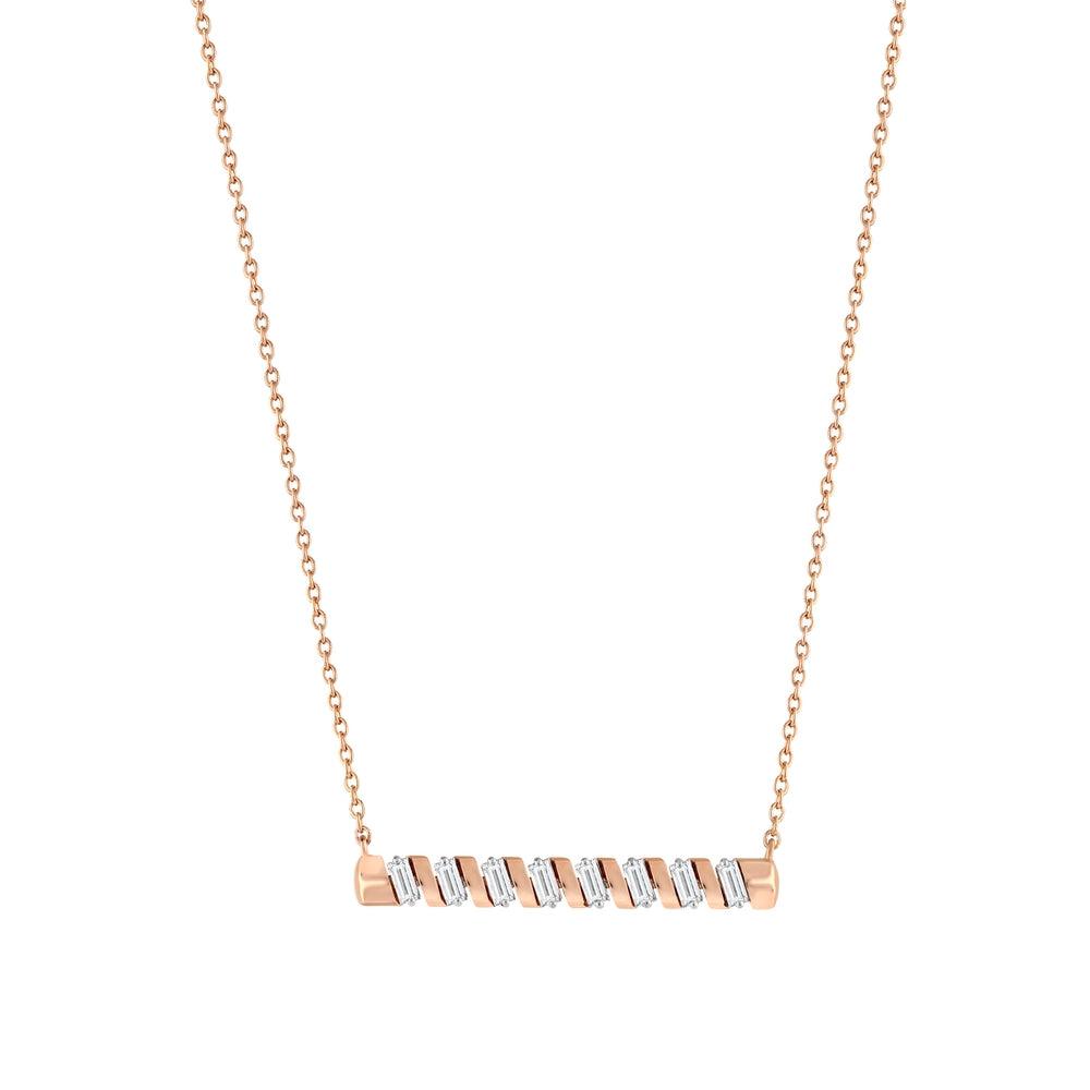 0.43 Karat Talia Baget Diamante Collana