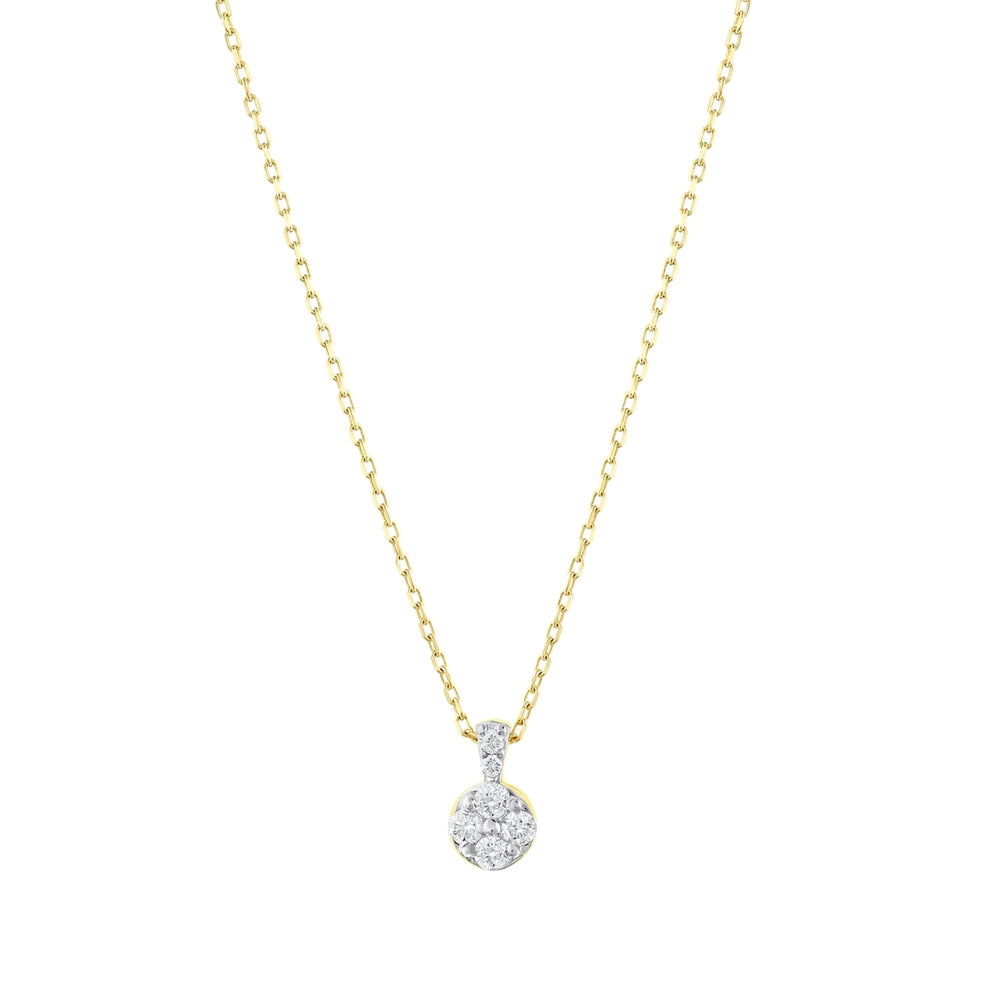0.11 Karat Diamante Collana
