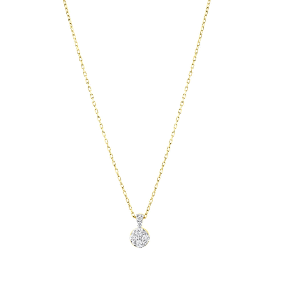 0.11 Karat Diamante Collana