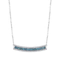 1.86 Karat Deep Blue Baget Kolye