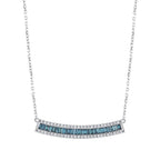 1.86 Karat Deep Blue Baget Kolye