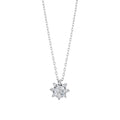 0.29 Karat Flora Diamante Collana