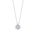 0.29 Karat Flora Diamante Collana