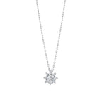 0.29 Karat Flora Diamante Collana
