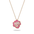 0.01 Karat Diamante Gül Collana