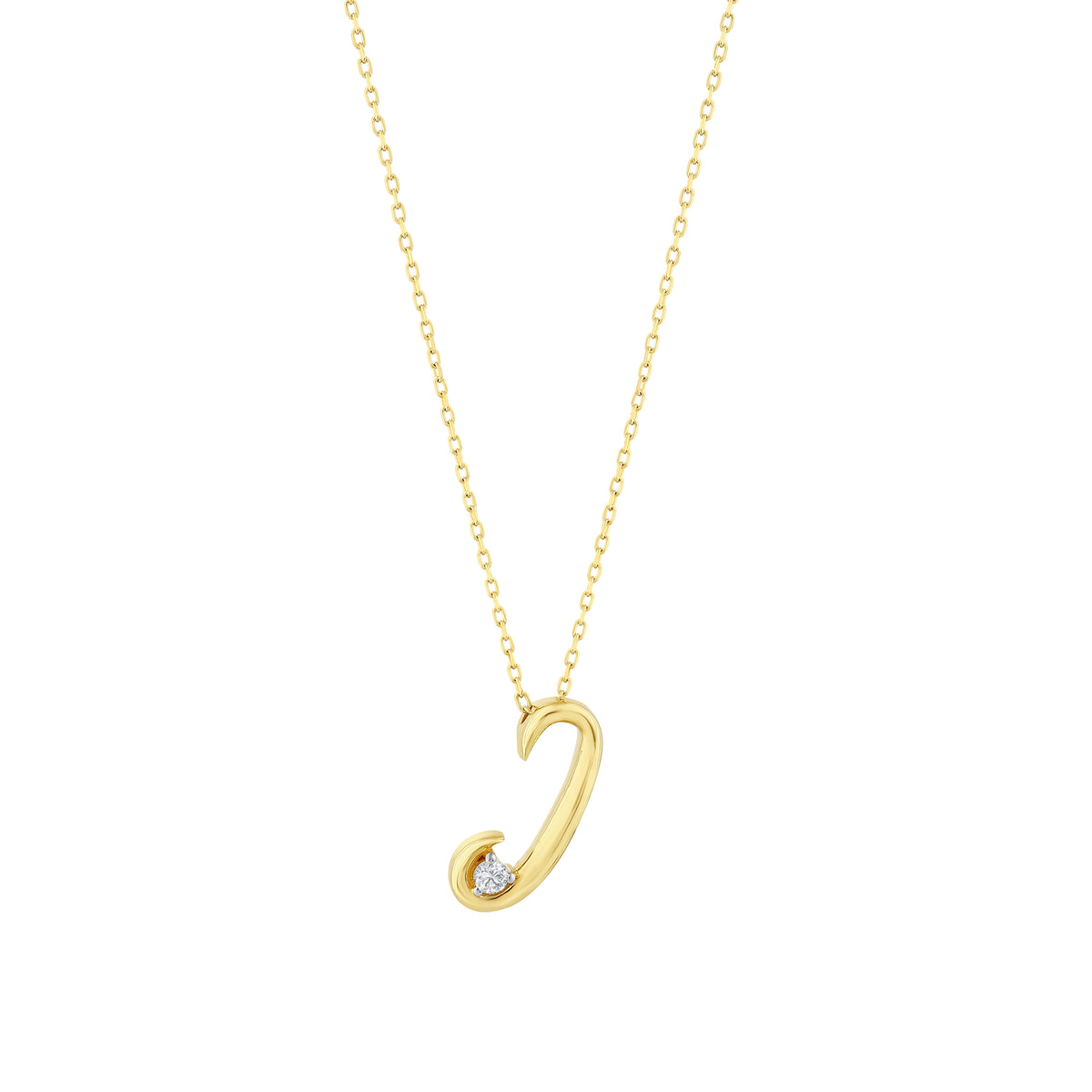 0.03 Karat Diamante I Harf Collana