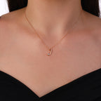 0.03 Karat Diamante I Harf Collana