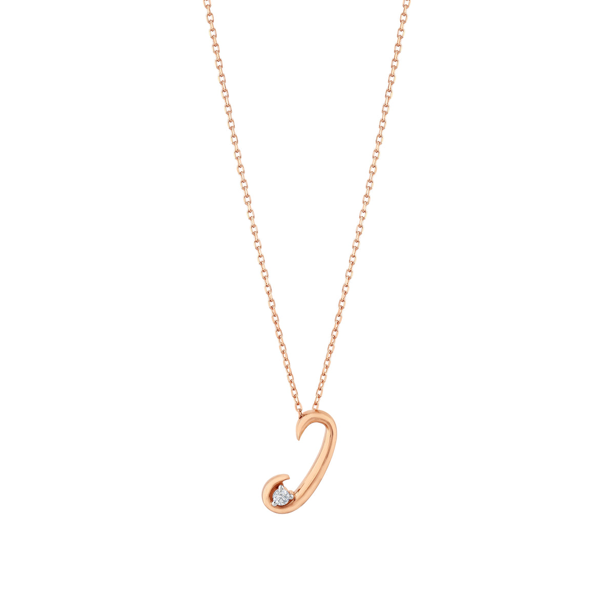 0.03 Karat Diamante I Harf Collana