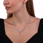 5.91 Karat Damla Markiz Diamante Gerdanlık