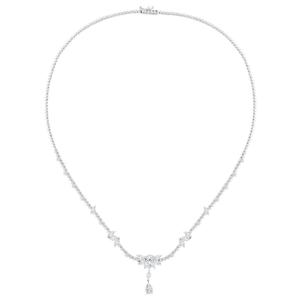 5.91 Karat Damla Markiz Diamante Gerdanlık