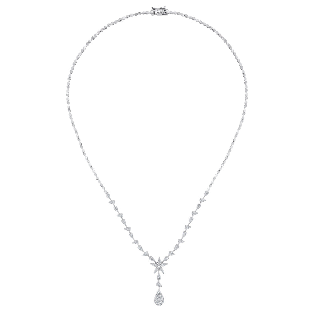 1.49 Karat Çiçek Diamante Gerdanlık