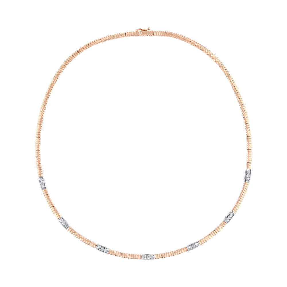 0.66 Karat Diamante Collana
