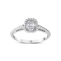 0.05 Karat Aubrey Pırlanta Baget Yüzük