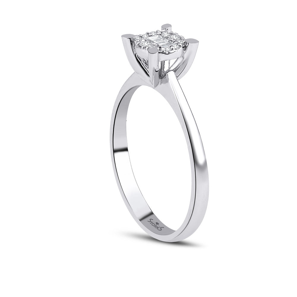 0.12 Karat Katherine Diamante Anello