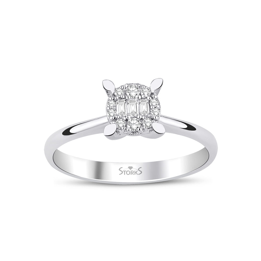 0.12 Karat Katherine Diamante Anello