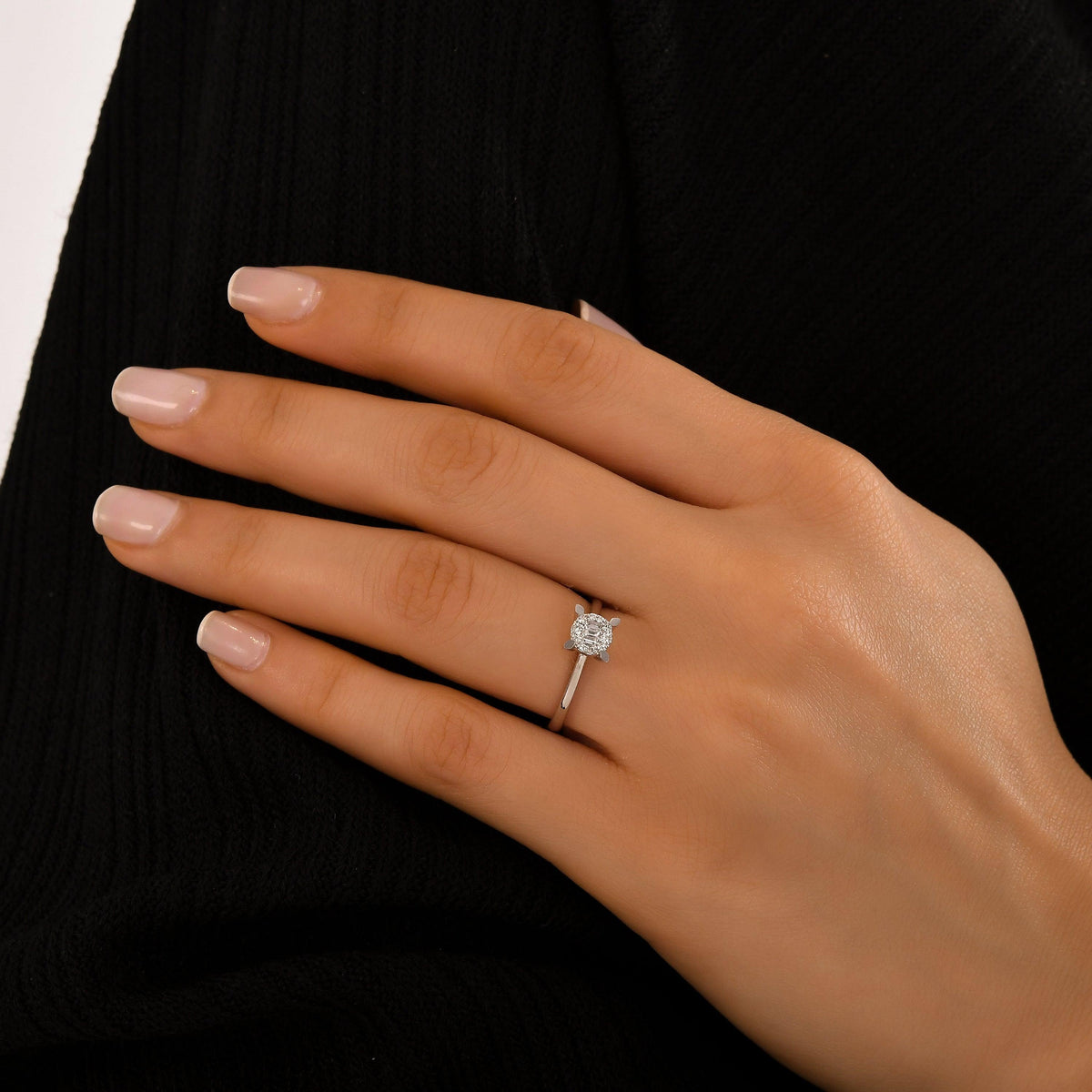 0.12 Karat Katherine Diamante Anello