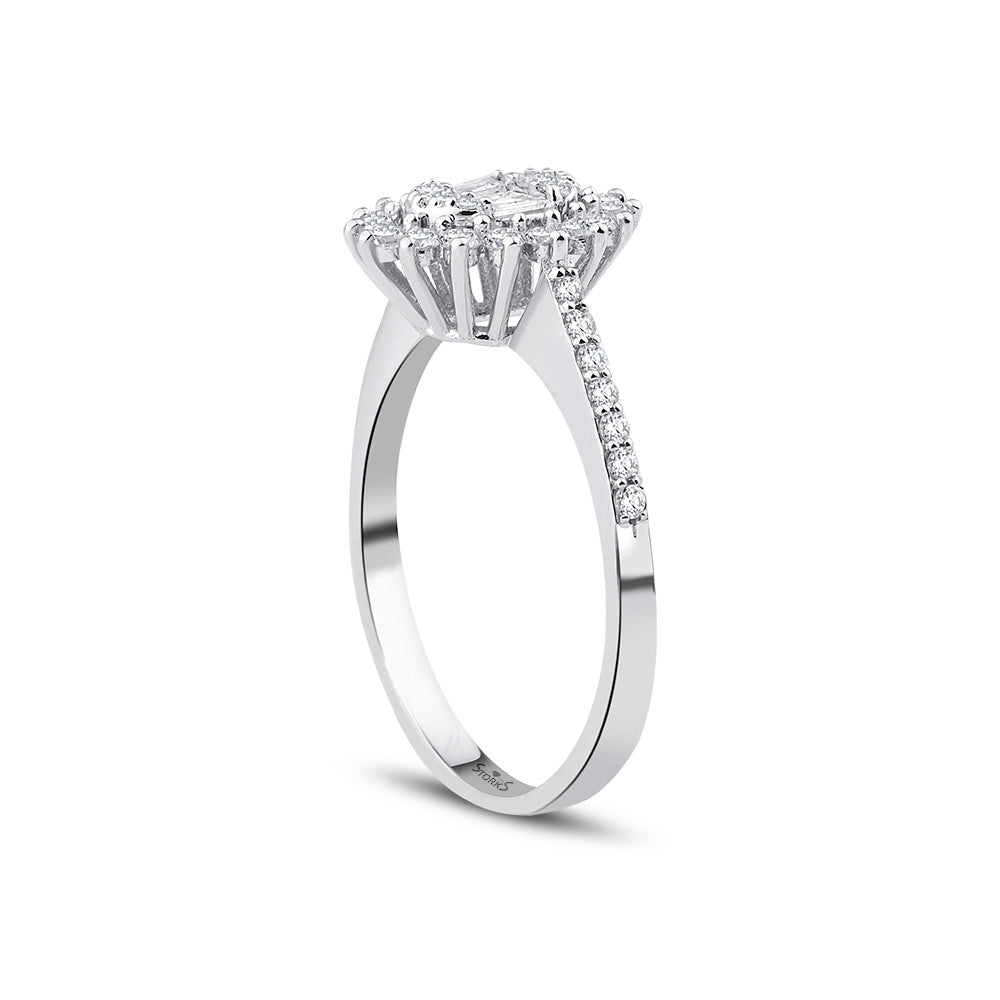 0.43 Karat Claire Baget Diamante Anello