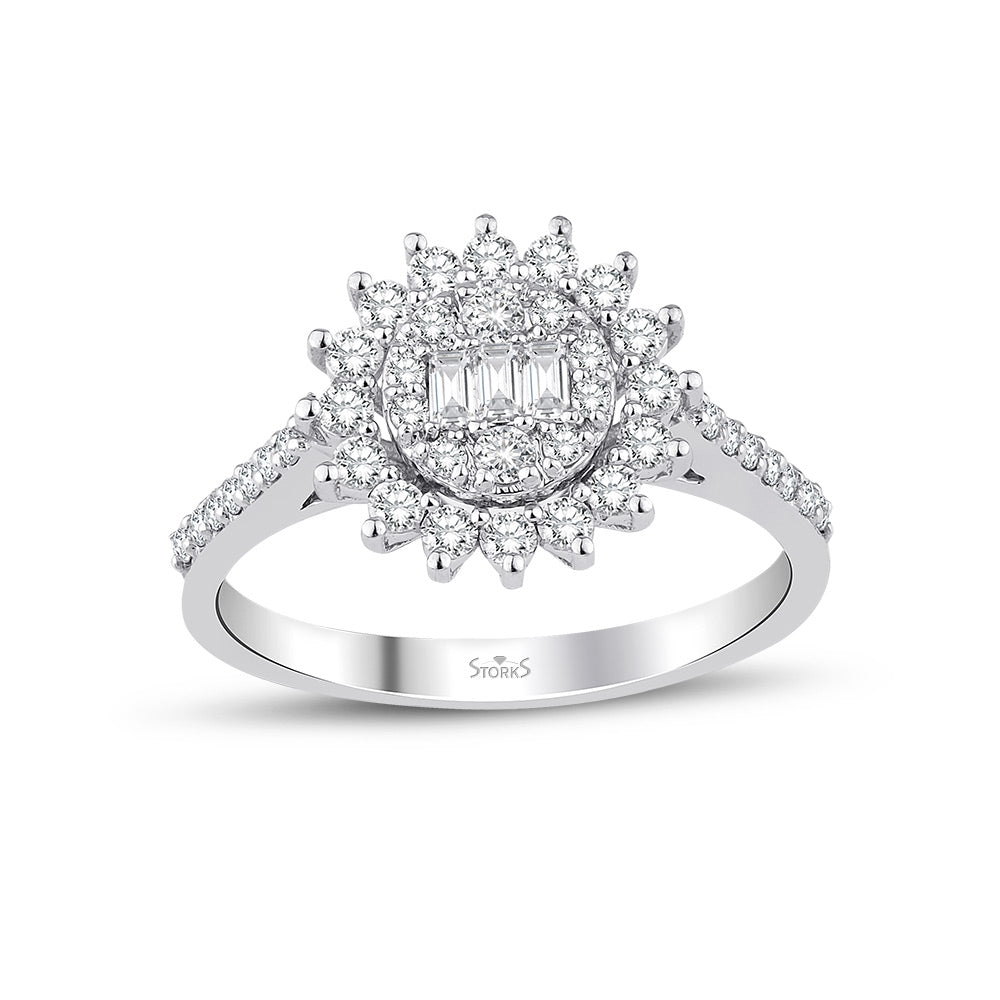 0.56 Karat Hannah Baget Diamante Anello