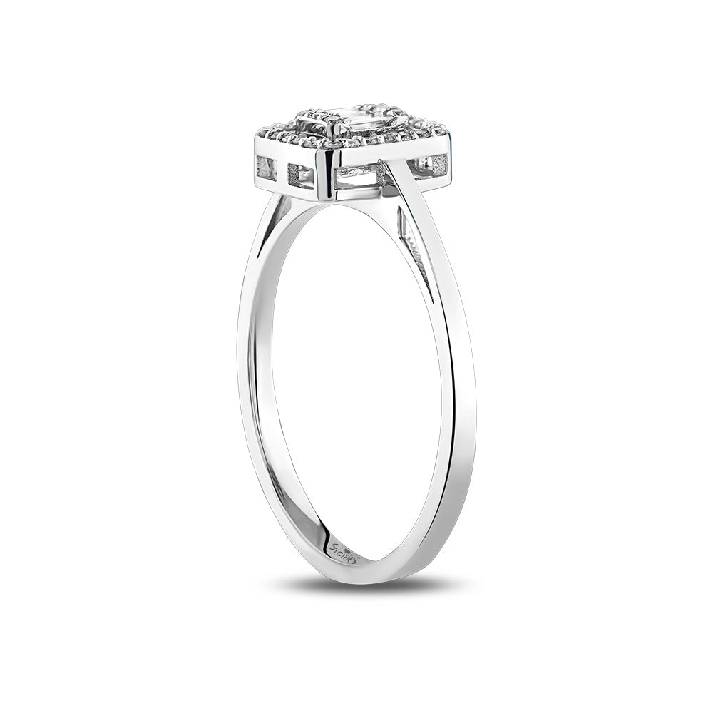 0.17 Karat Bella Diamante Anello