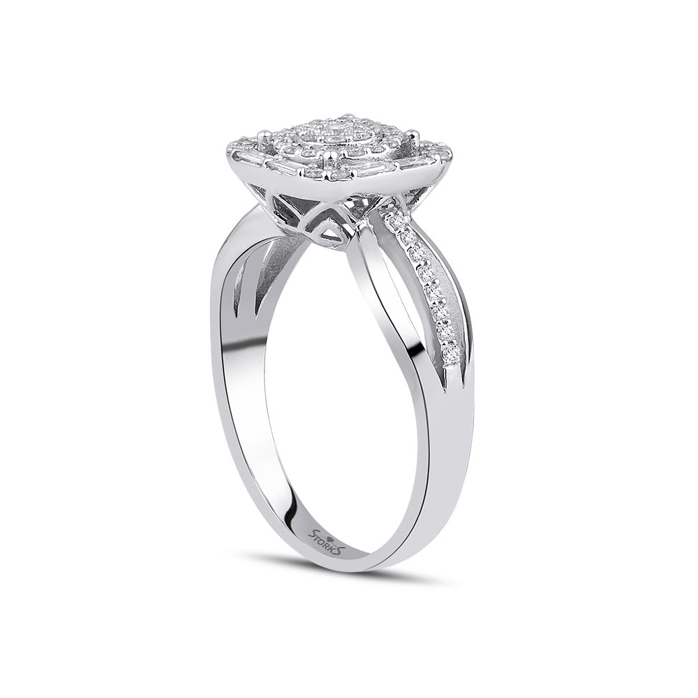0.44 Karat Delilah Baget Diamante Anello