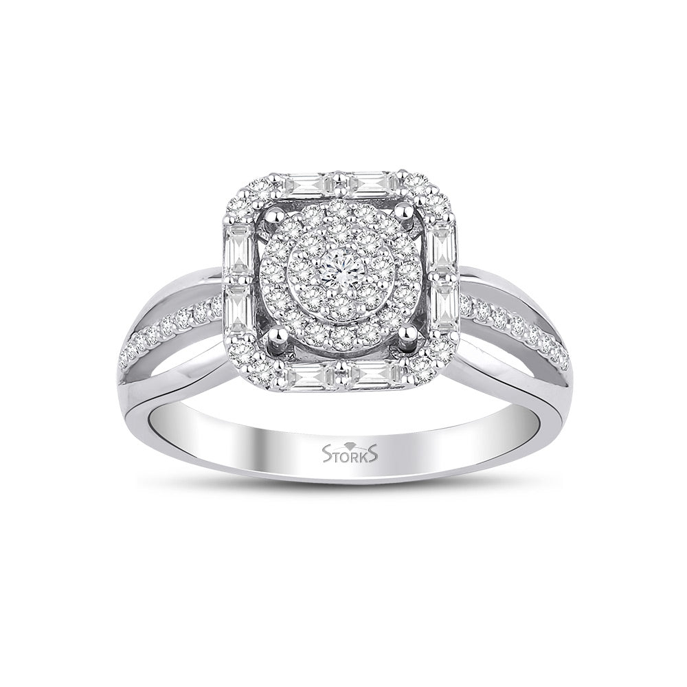 0.44 Karat Delilah Baget Diamante Anello