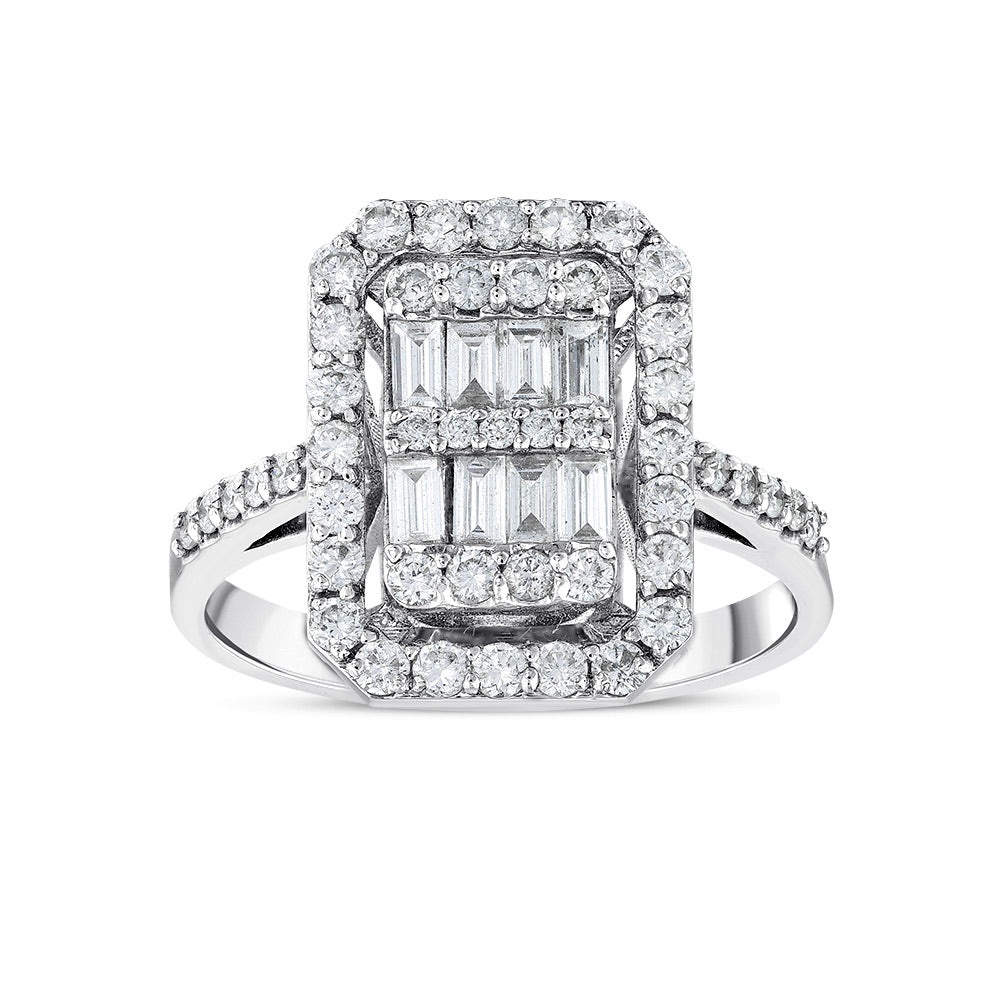 0.89 Karat Sophia Baget Diamante Anello