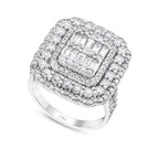 2.31 Karat Baget Diamante Anello