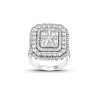 2.31 Karat Baget Diamante Anello